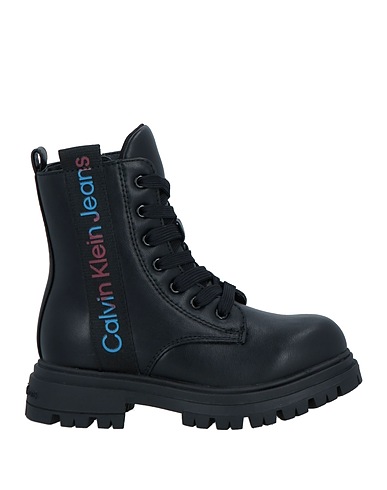 CALVIN KLEIN JEANS Ankle boot Black Textile fibres, Recycled polyester