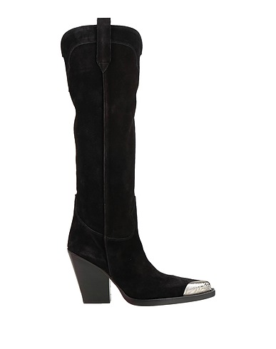 PARIS TEXAS Boots Black Calfskin