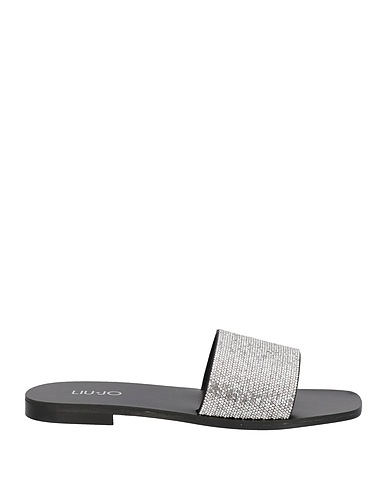 LIU •JO Sandals Silver Textile fibres