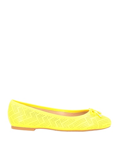 LAUREN RALPH LAUREN Ballet flats Yellow Leather