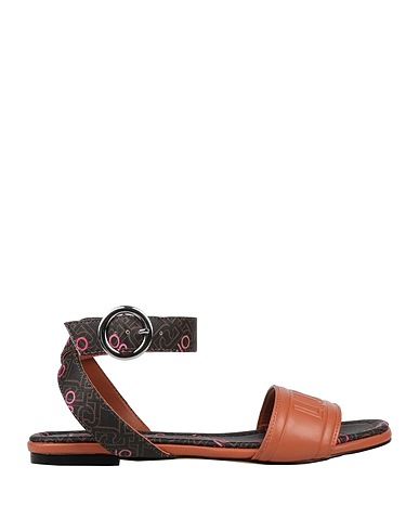 LIU •JO Sandals Tan Textile fibers