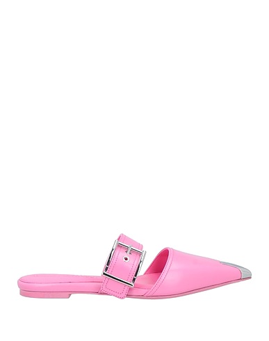 MCQUEEN Mules and clogs Pink Leather