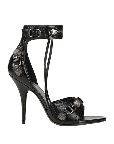 BALENCIAGA Sandals Black Soft Leather