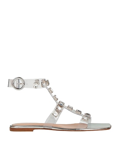 GIANVITO ROSSI Sandals Transparent Soft Leather, Rubber