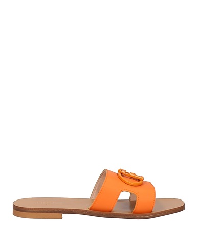 LIU •JO Sandals Orange Soft Leather