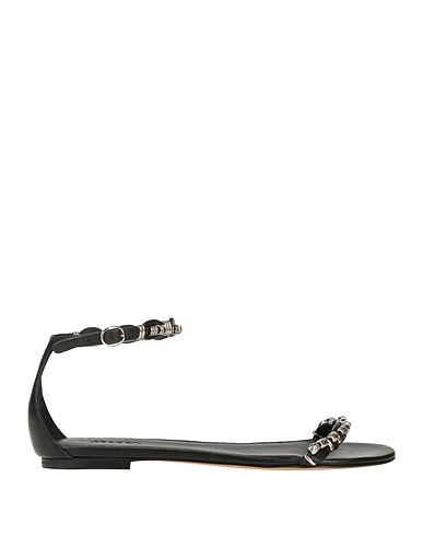 ISABEL MARANT Sandals Black 100% Cow leather