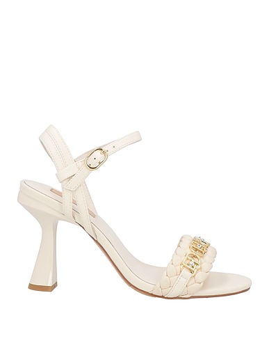 LIU •JO Sandals Off white Textile fibers
