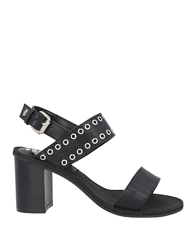 GAëLLE Paris Sandals Black Soft Leather