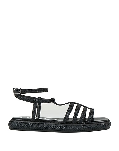 LIU •JO Sandals Black Textile fibres
