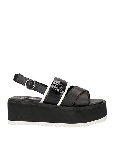 LIU •JO FOOTWEAR Black Textile fibres