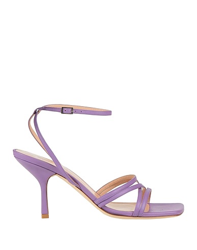 LELLA BALDI Sandals Mauve Soft Leather