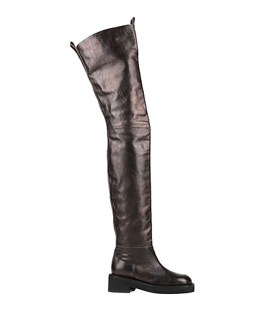 MM6 MAISON MARGIELA Boots Bronze Soft Leather