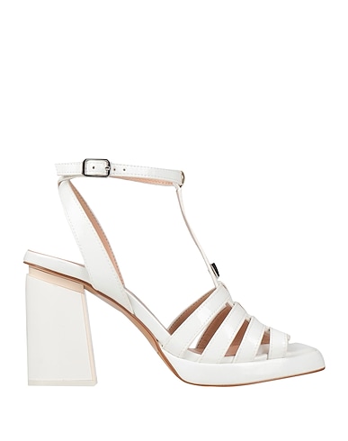 LIU •JO Sandals White Soft Leather