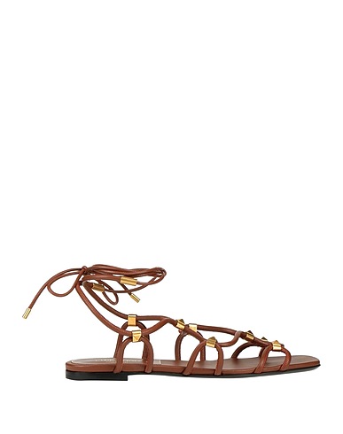 VALENTINO GARAVANI Sandales Marron Cuir