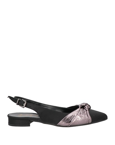 DIVINE FOLLIE Footwear Black Textile fibres