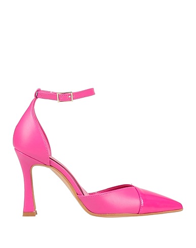 DIVINE FOLLIE Court Fuchsia Soft Leather