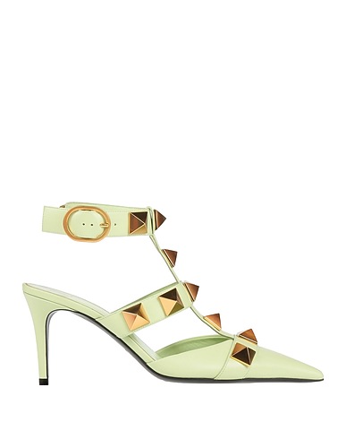 VALENTINO GARAVANI Escarpins Vert clair Cuir