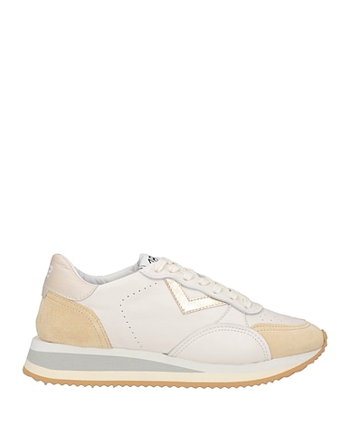 4B12 Sneakers White Soft Leather, Textile fibres