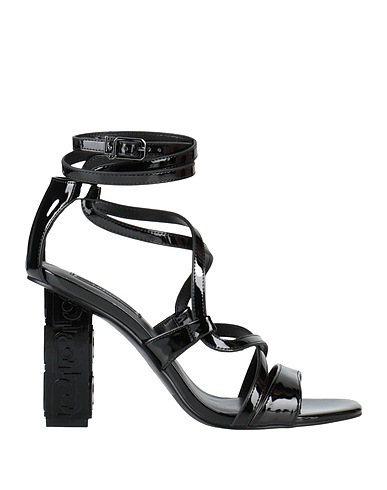 LIU •JO Sandals Black Textile fibers