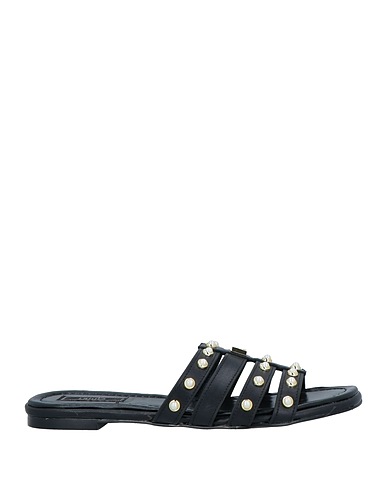 LIU •JO Sandals Black Calfskin