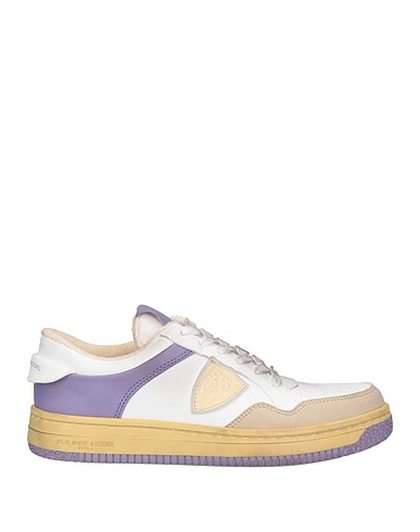 PHILIPPE MODEL Sneakers Khaki Soft Leather, Textile fibers