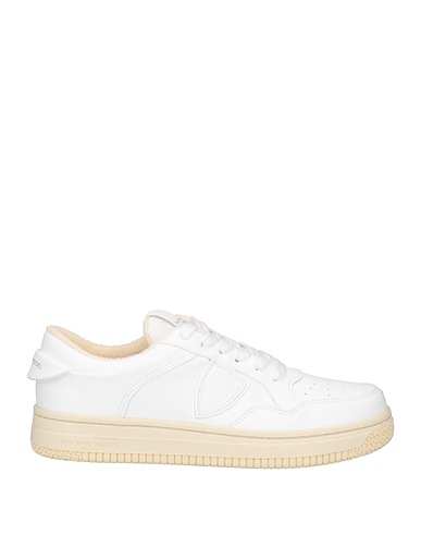 ACBC x PHILIPPE MODEL Sneakers White Soft Leather, Textile fibres