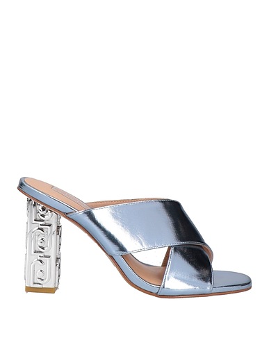 LIU •JO Sandals Sky blue Textile fibres