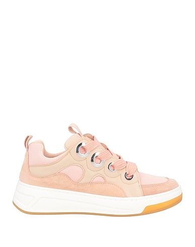 DIVINE FOLLIE Sneakers Antique rose Leather, Textile fibres