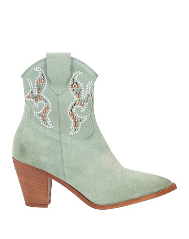 DIVINE FOLLIE Ankle boot Turquoise Leather
