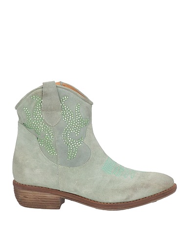 DIVINE FOLLIE Ankle boot Sage green Leather