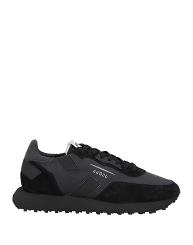 GHŌUD Venice Sneakers Black Soft Leather, Textile fibers