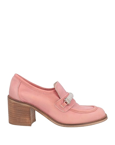 DIVINE FOLLIE Loafers Light pink Soft Leather
