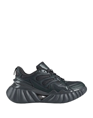 TOMMY JEANS Sneakers Charcoal Soft Leather, Textile fibers