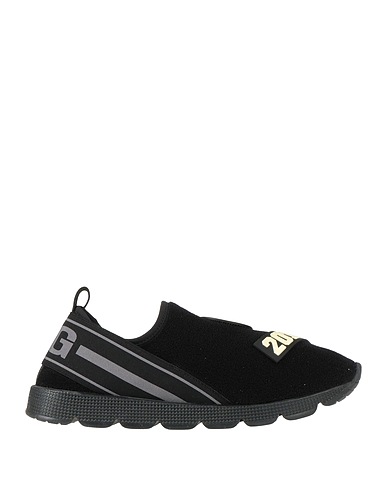 DOLCE&GABBANA Sneakers Nero 38% Viscosa, 23% Poliammide, 20% Altre Fibre, 13% Nylon, 6% Elastan