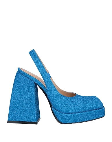 NODALETO Pump Azure Textile fibers