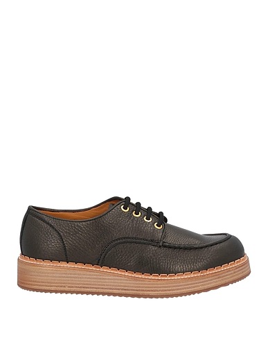 BARRACUDA Laced shoes Black Soft Leather