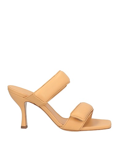 GIA BORGHINI Sandals Sand Soft Leather