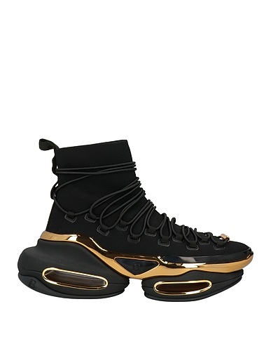 BALMAIN Sneakers Black 80% Polyester, 20% Elastane