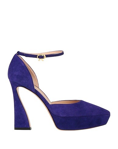 GIANVITO ROSSI Court Purple Leather