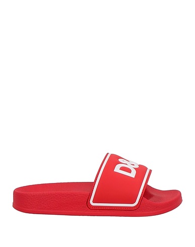 DOLCE&GABBANA Beach sandals  Red Soft Leather