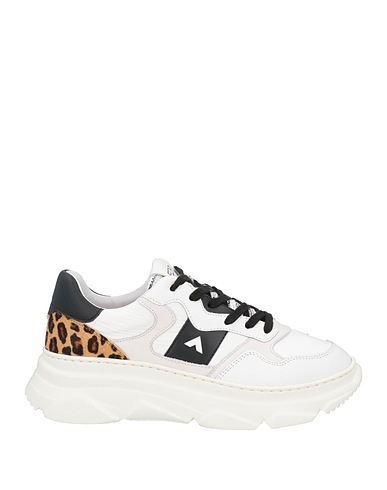 ED PARRISH Sneakers Weiß Leder, Gewebefasern