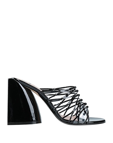 N°21 Sandali Nero Pelle