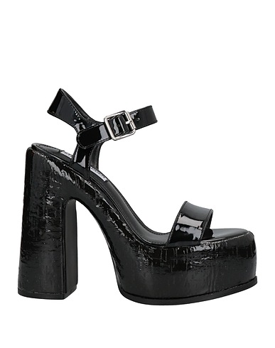 STEVE MADDEN Sandals Black Textile fibres