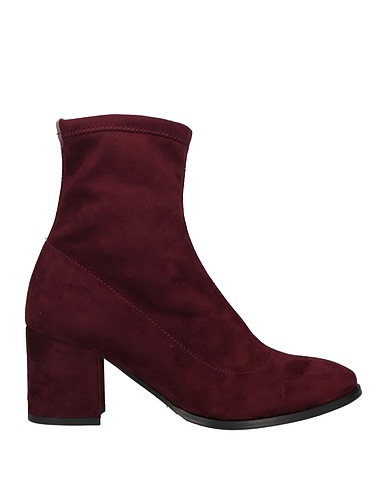 CREATIVE Ankle boot Burgundy Textile fibres