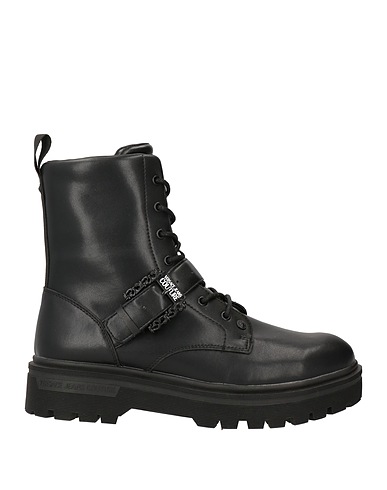 VERSACE JEANS COUTURE Botín Negro Piel, Otras Fibras