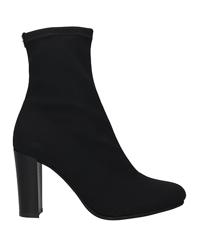 CREATIVE Ankle boot Black Textile fibers