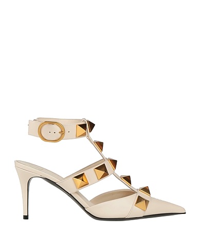 VALENTINO GARAVANI Pump Cream Soft Leather