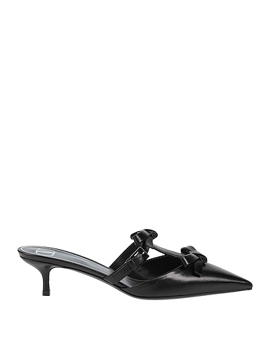VALENTINO GARAVANI Mules and clogs NERO Soft Leather