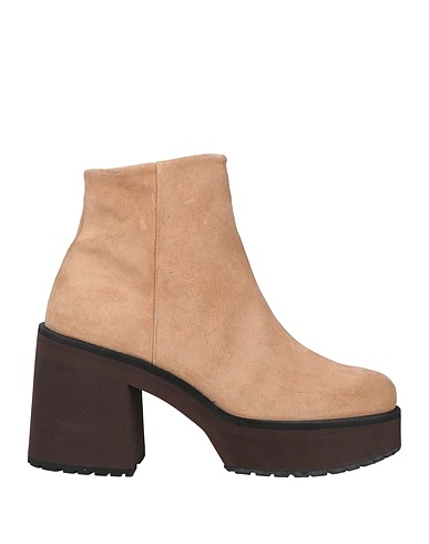 JANET SPORT Ankle boot Beige Leather