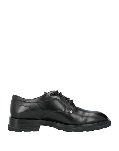 MCQUEEN Laced shoes Black Soft Leather